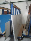 1, Mobile Steel A Frame 2.3m Long x 1m Wide x 2.1m High with Contents As Lotted