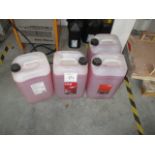 3, 25L CSV 182 Truck Wash & 1, 25L Wash as Lotted