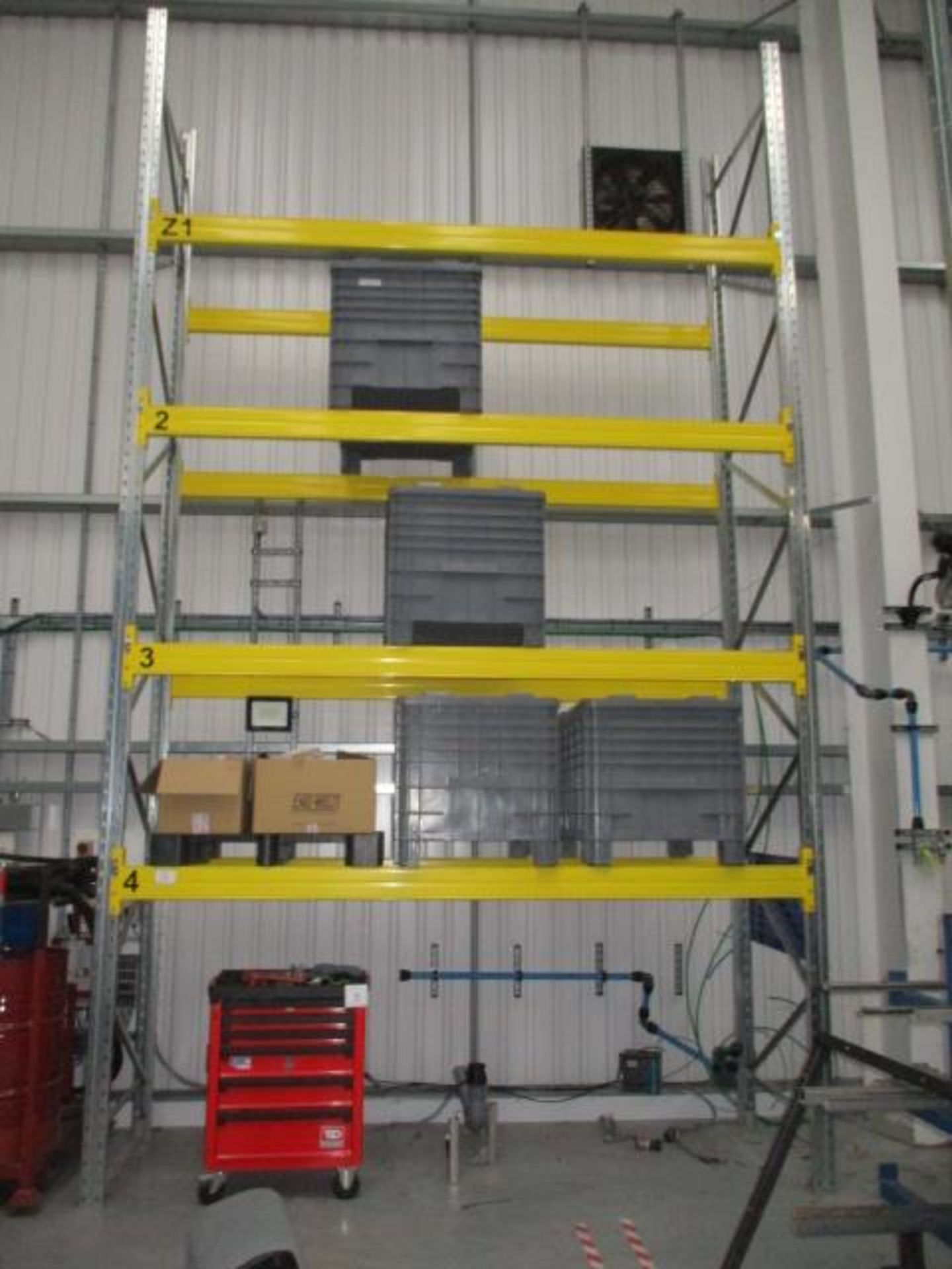 Tall Upright Boltless Racking Comprising: 10 x Approx 5m Uprights 34 x 3.4m Pairs of Beams (Excludes - Image 3 of 3