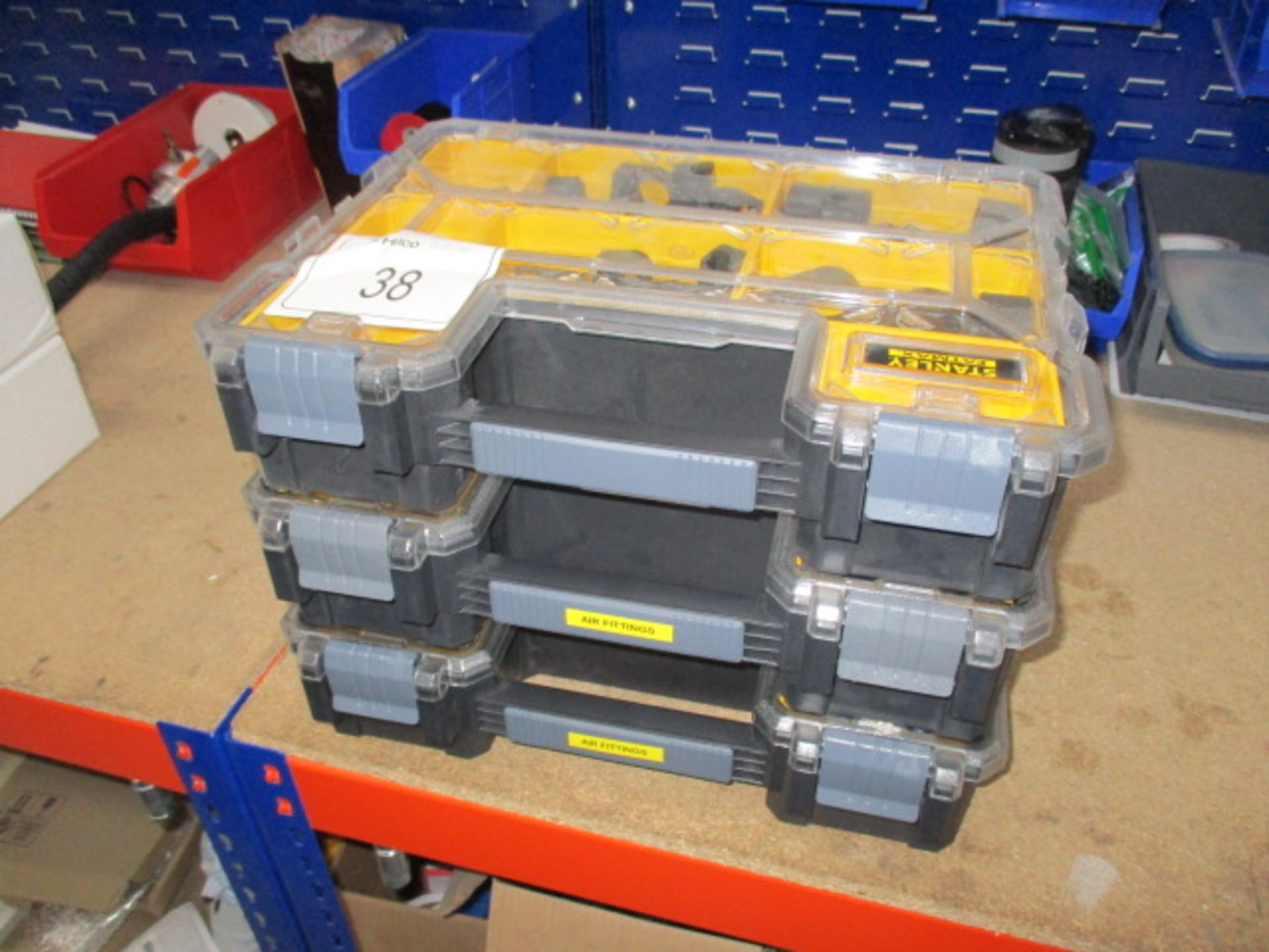 3, Stanley, Tool Boxes and Contents (Pipe Fittings) As Lotted