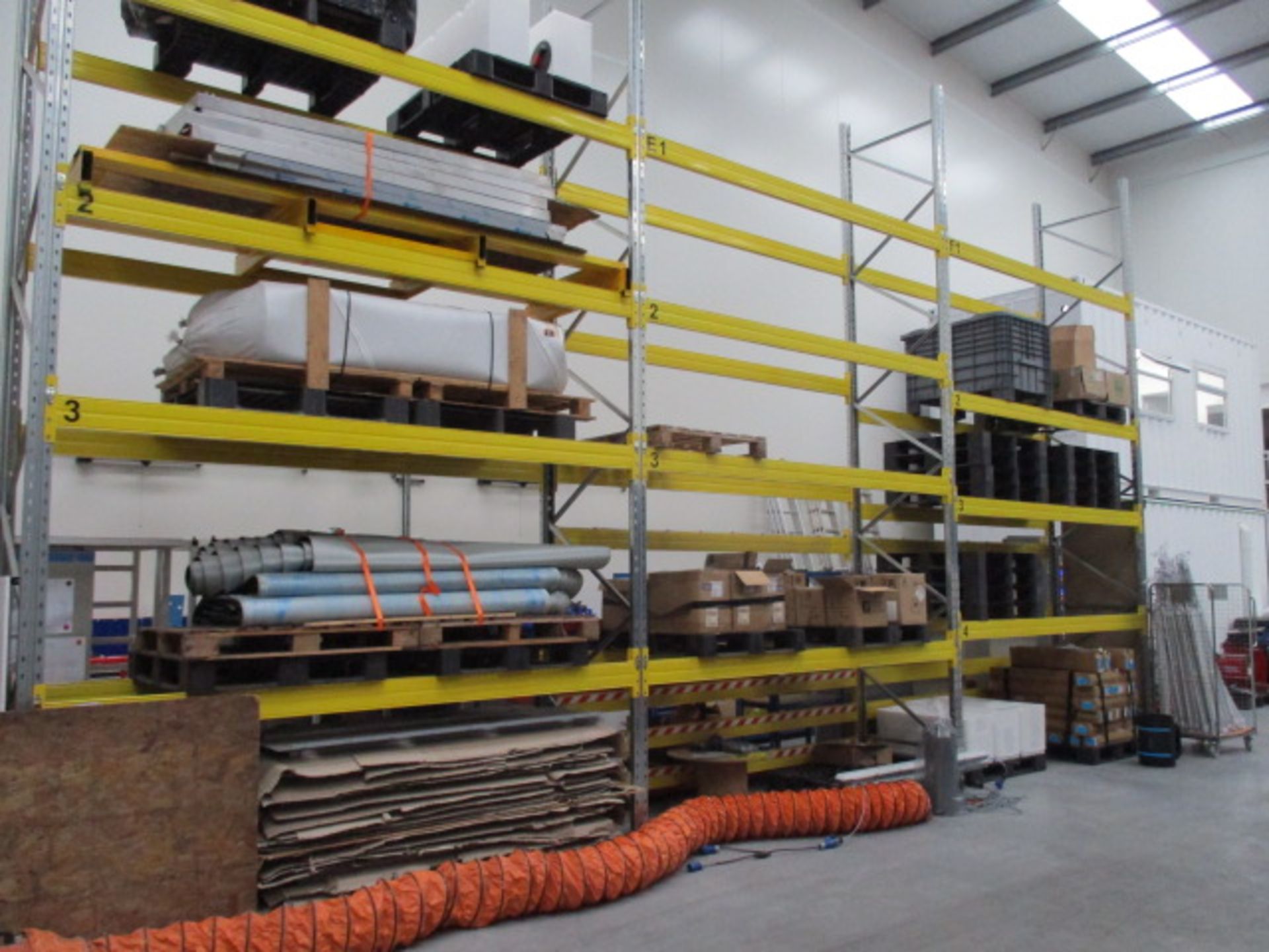 Tall Upright Boltless Racking Comprising: 10 x Approx 5m Uprights 34 x 3.4m Pairs of Beams (Excludes