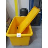 1, Large Mobile Plastic Storage Bin with Lid