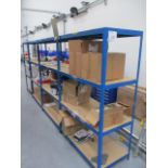 4, Bays of Lightweight Racking and Contents