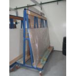 1, Mobile Steel A Frame 2.3m Long x 1m Wide x 2.1m High with Contents As Lotted