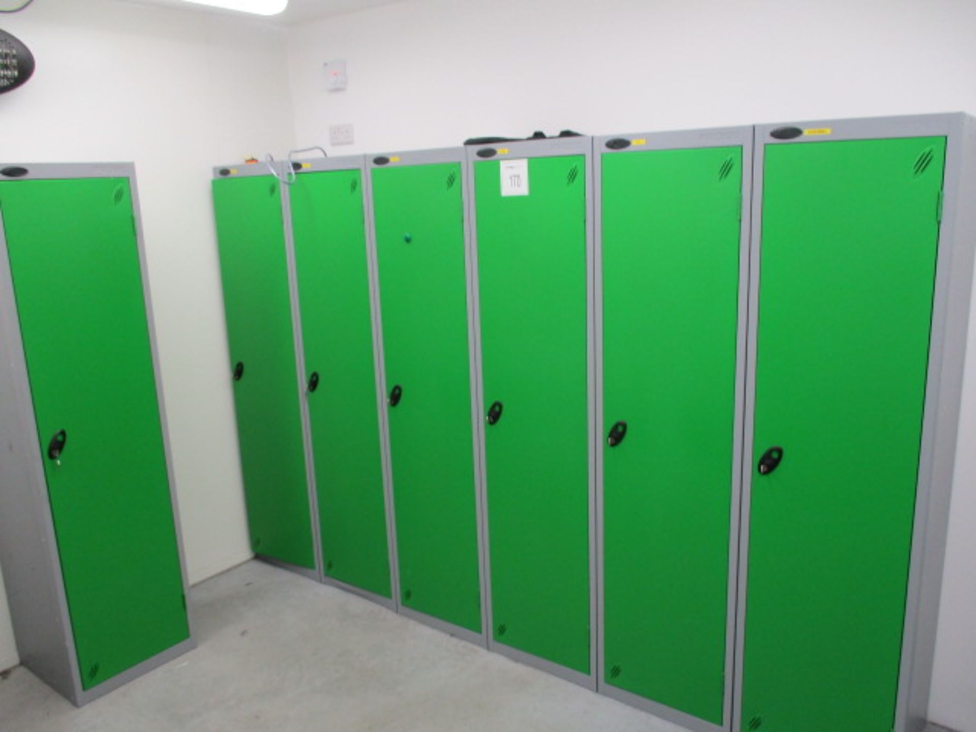 8, 6ft Lockers with internal Electrical Sockets and Key's
