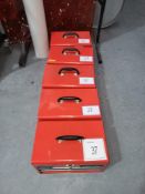 5, Sealy, American Pro Small Two Drawer Tool Boxes with Contents As Lotted