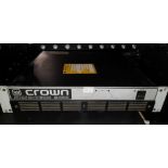 1 ; Crown Macro-Tech 2400 Stereo Power Amplifier.