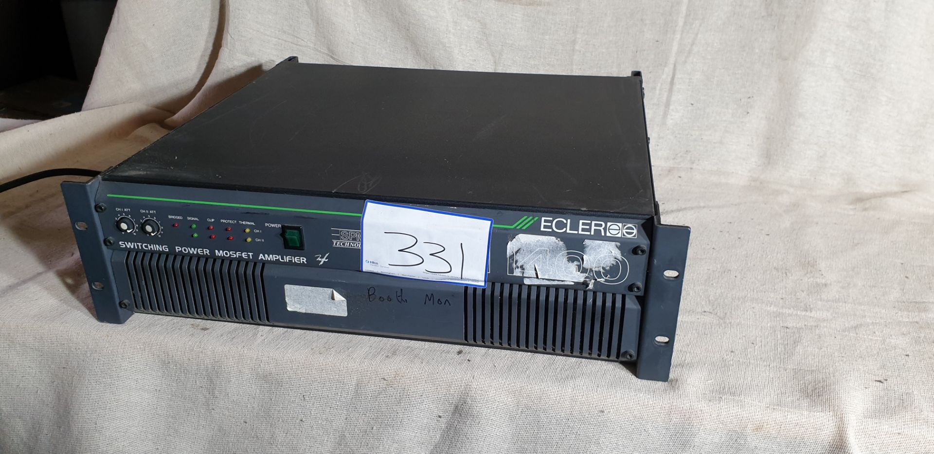 1 ; ECLER Pam 1400 Switching Power Mosfet Amplifier.