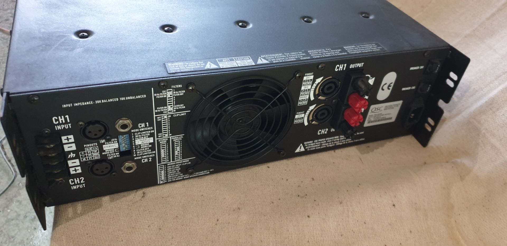 1 ; QSC Audio RMX 4050 HD Professional Power Amplifier - Image 2 of 2