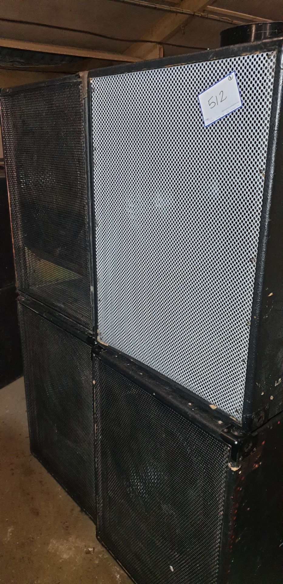 QTY ; 4 x Large Black Speakers. - Image 2 of 2