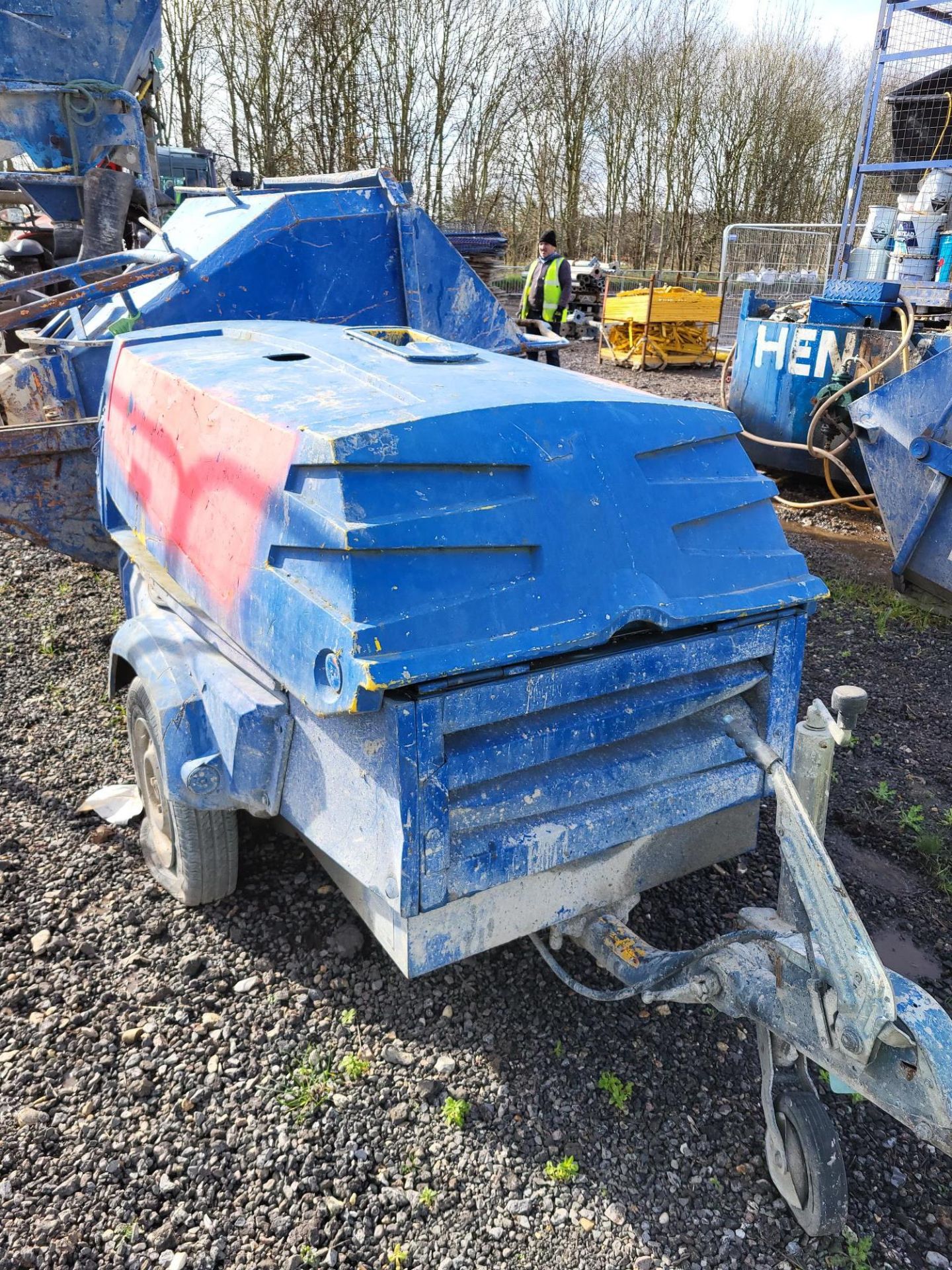 1, Atlas Copco XAS 87Kd /67Kd /130Kd7 / 175Kd7 Single Axle Towable Two Tool Compressor with 1912 Hou - Image 4 of 5