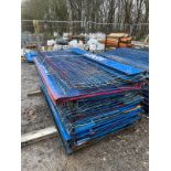 Approx (200) Combisafe 2.6m x 1.1m Steel Mesh Safety Barriers (4 x 50 barriers) and (50) Mixed Combi