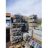 Package of Galvanised Steel Scaffold Poles Comprising:- (100) 13ft Poles, (50) 11ft Poles, (50) 10ft