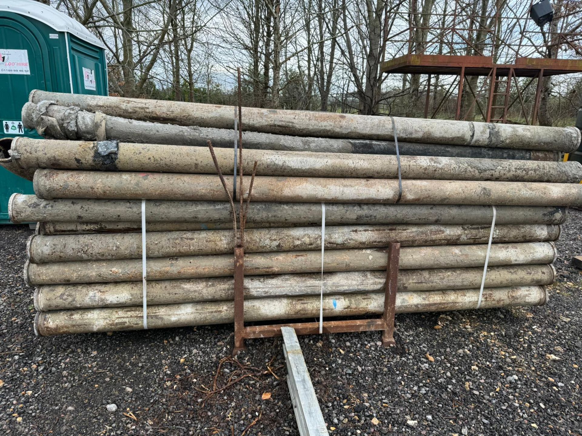 (Approx 75) 3m x 150mm Rigid Concrete Pump Pipes - Image 2 of 3