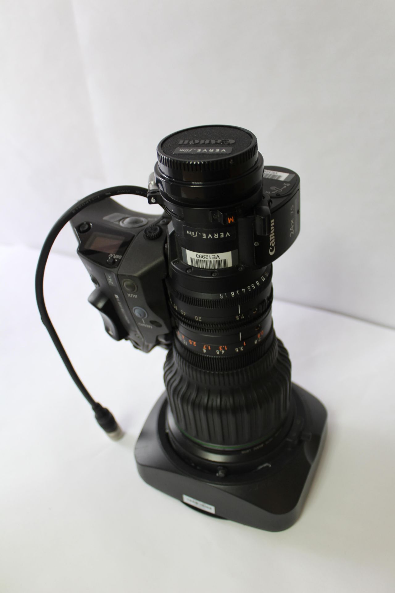 Canon HJ24EX7.5B HDTV Broadcast Zoom Lens with Flight Case - Image 2 of 2