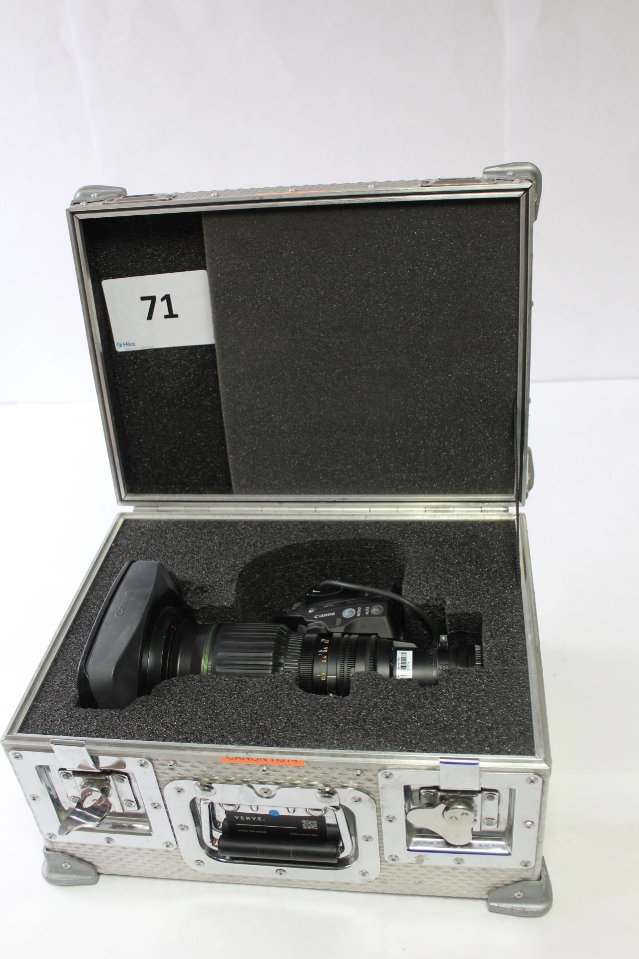 Canon HJ14EX7.3B HDTV Broadcast Zoom Lens with Flight Case