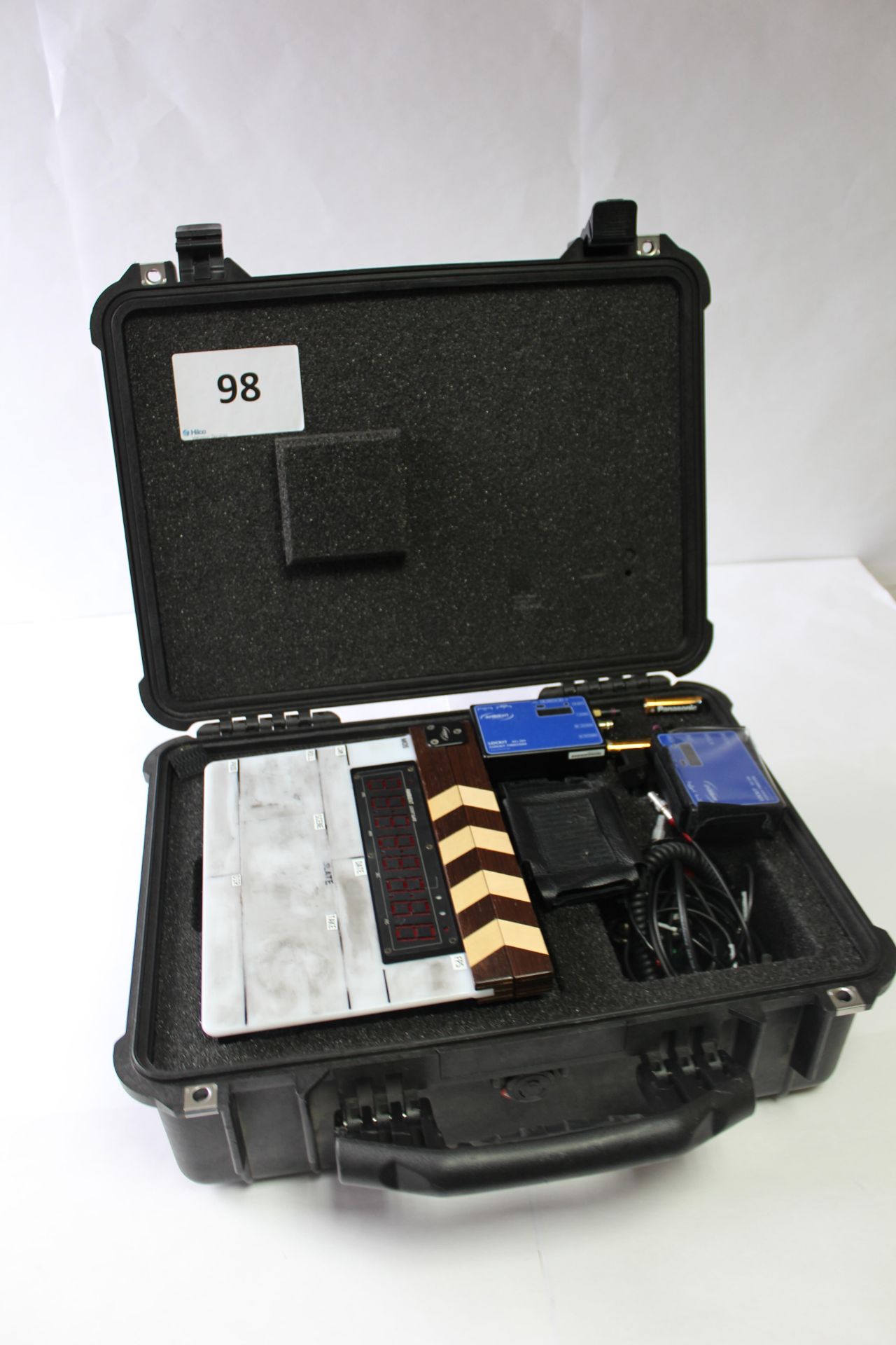 Ambient Recording Lockit Slate and 2 Ambient ACL 204 Clockit Timecode Sync Boxes in Peli Case