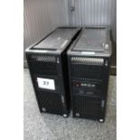 2 HP Z840 Workstations