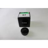 Canon EFS 24 F/2.8 Macro Lens