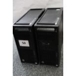 2 HP Z840 Workstations