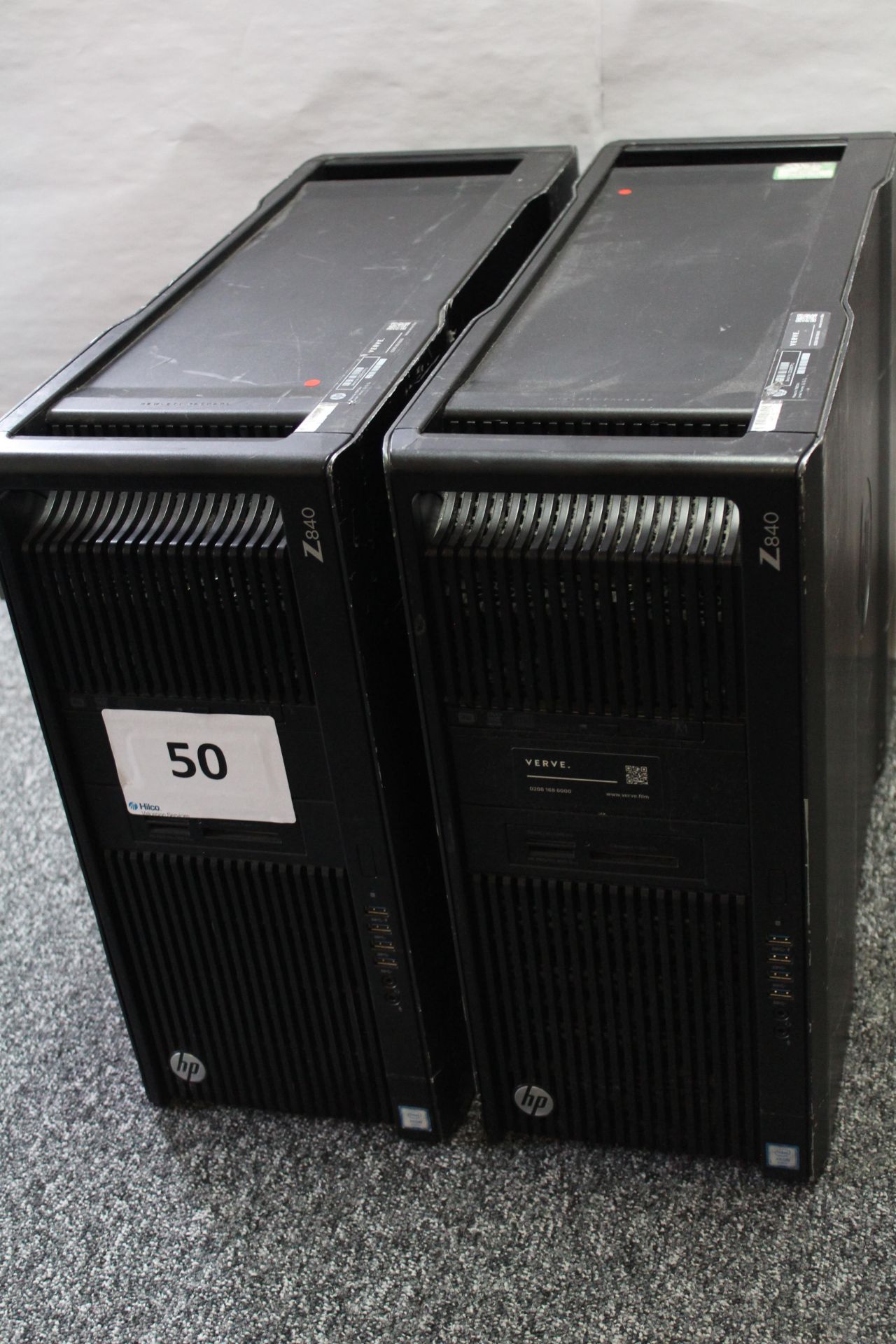 2 HP Z840 Workstations