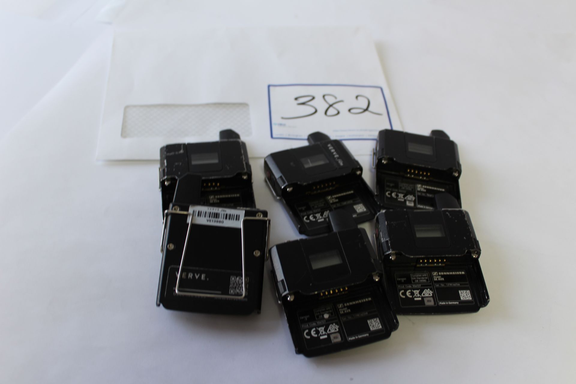 6 Sennheiser SKA VX Bodpack Transmitters (No Batteries)