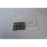 3 x Sony AXS-A512S48 512GB Memory Cards