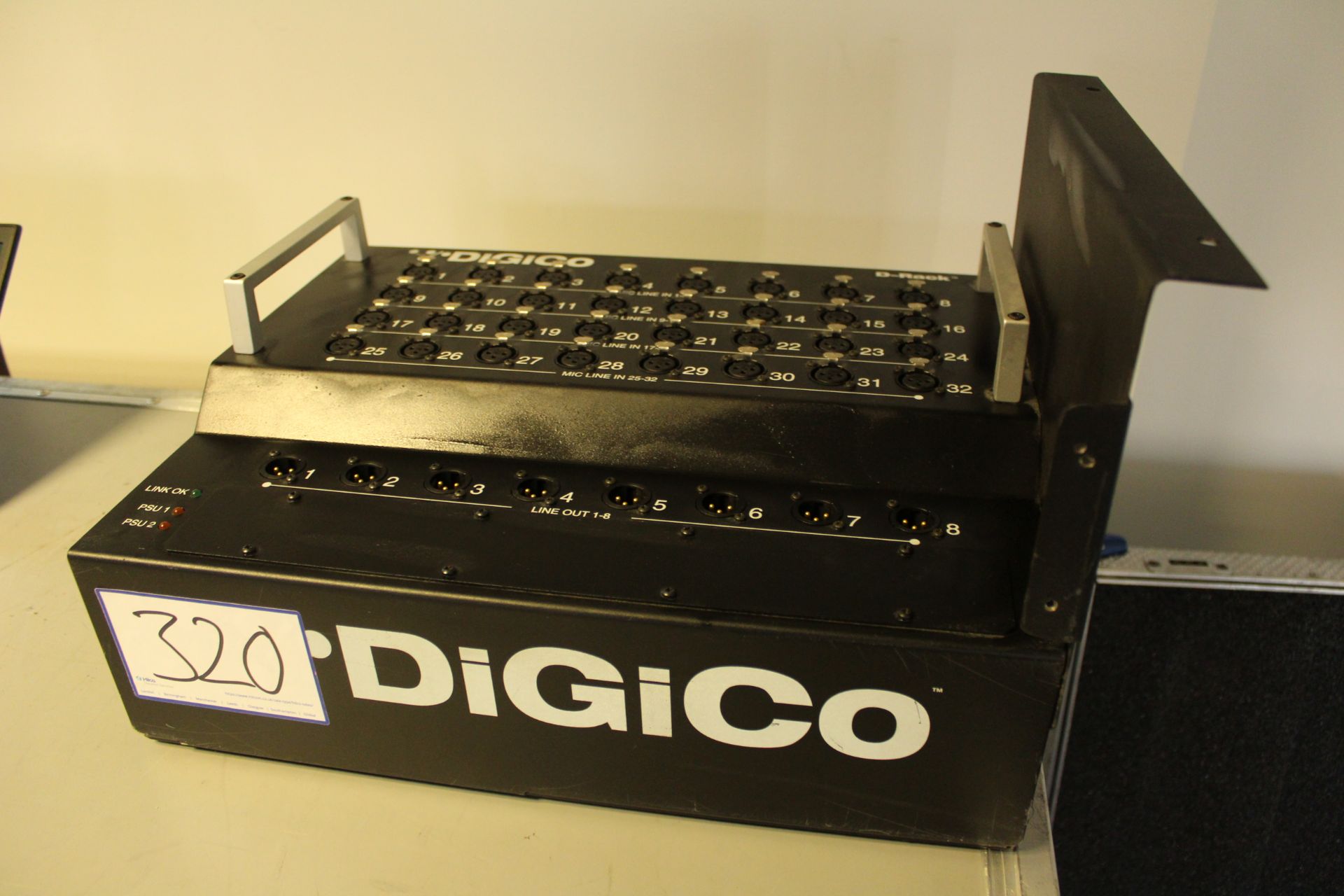 DigiCo D-Rack 32 Input XLR Patch Rack