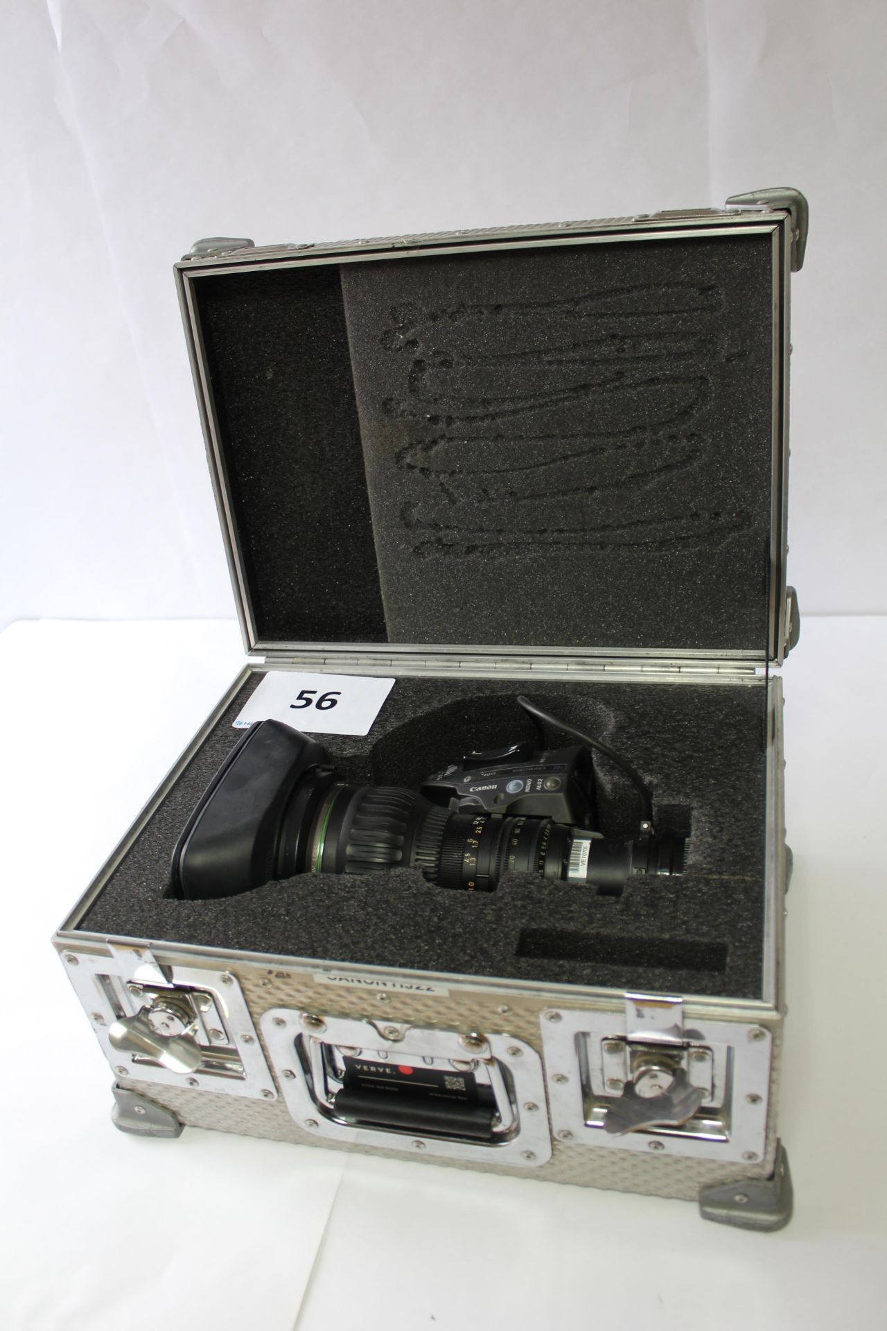 Canon HJ22EX7.6B HDTV Broadcast Zoom Lens with Flight Case
