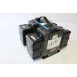 Hawk-Woods VL-4X4 Siultanious Battery Charger with 4 Sony BP-FL75 Lithium -Ion Battery Packs