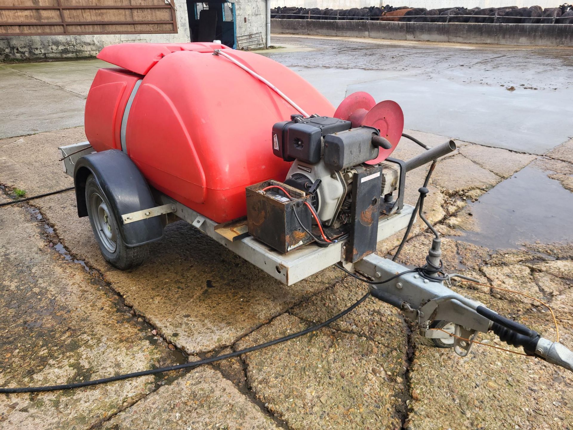 1, Western 1,000 Litre Mobile Single Axle Diesel High Pressure Washer with Yanmar L100N5CA1F1AABW
