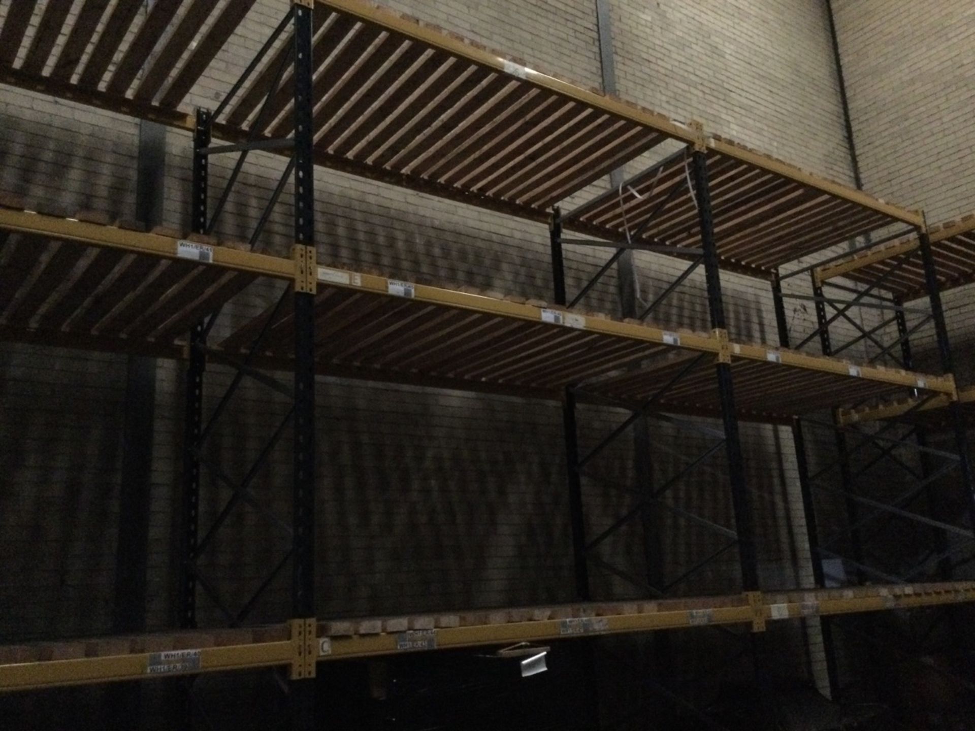 Pallet Racking Comprising - 15 : 5m X 1.5m Uprights - 25: 5.5m X 1.5m Uprights - Approximately 100