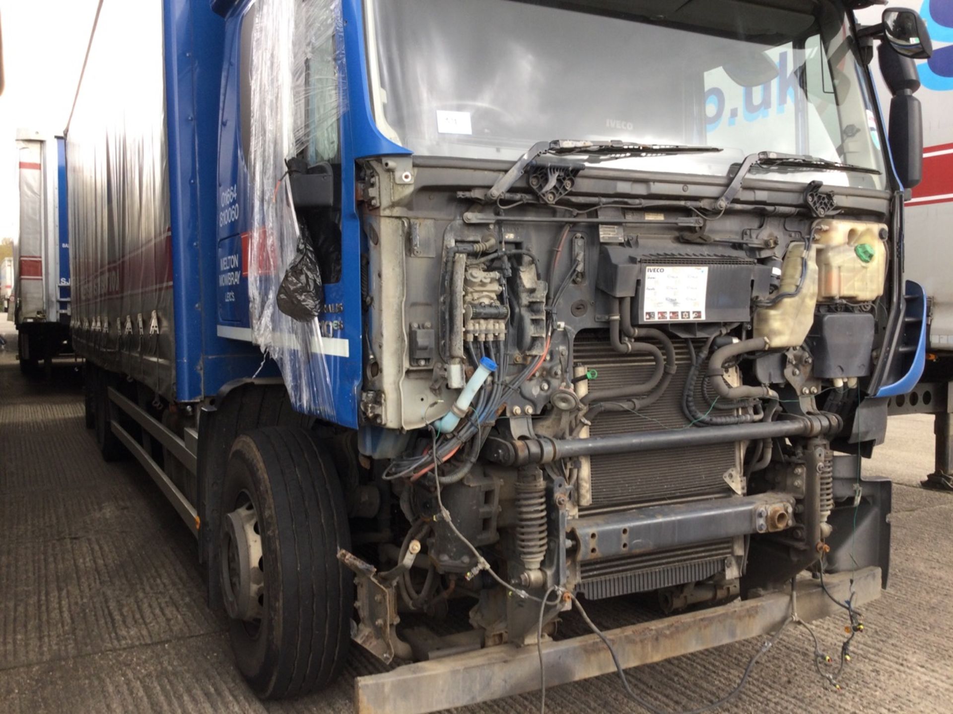 IVECO STRALIS AT260S31Y/PS S- Curtainside Rigid, 26 Tonne 3-Axle, Fork Truck Mounts Note: Cab Damag - Image 5 of 5