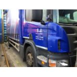 SCANIA 4x2 18t Rigid Curtainside With Dhollandia Tail Lift, Registration number SJI6629 , year 2007
