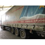 Schmitz SO1 Tri-Axle 13.6mtr Curtainside Trailer With Air Suspension Test Expired, serial number C21