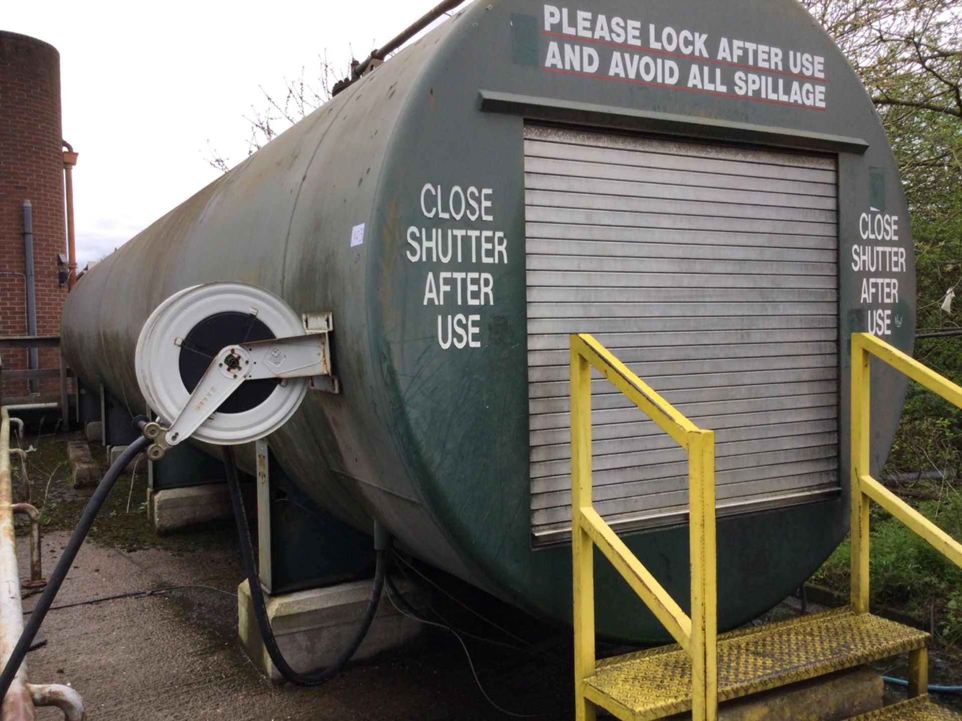 Cookson And Zinn 50000ltr Bunded And Metered Horizontal Fuel Storage Tank