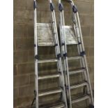 2: Werner 6-Tread Aluminium Step Ladders