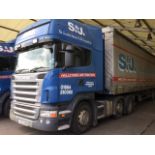 SCANIA R-SRS L-CLASS 6x2 Tractor Unit With Mid Lift Axle, Sleeper Cab 1206599kms Mot No Details, R