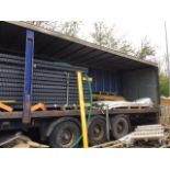 Crane Fruehauf tri-axle trailer, Year 1989, used as storage and to include the trailer contents (ra