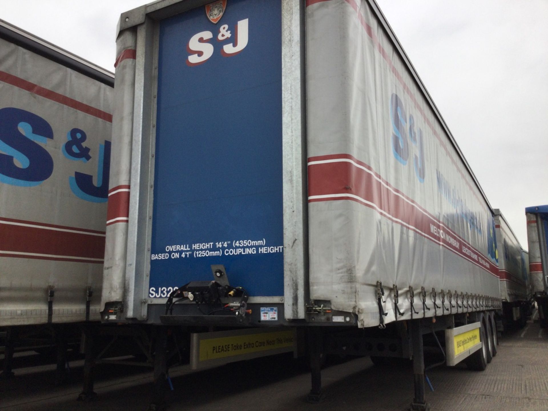 TIGER Tri-Axle Curtainside Trailer. Serial Number C579338. Year 2022, MOT Until 31/07/24