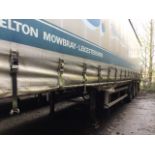 Lawrence David Tri-Axle 13.6mtr Curtainside Trailer With Air Suspension Mot Expired, serial number