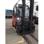 Linde H50D-02/600 Counterbalance Diesel Fuelled Fork Lift Truck With Two Stage Mast And Sideshift, 1