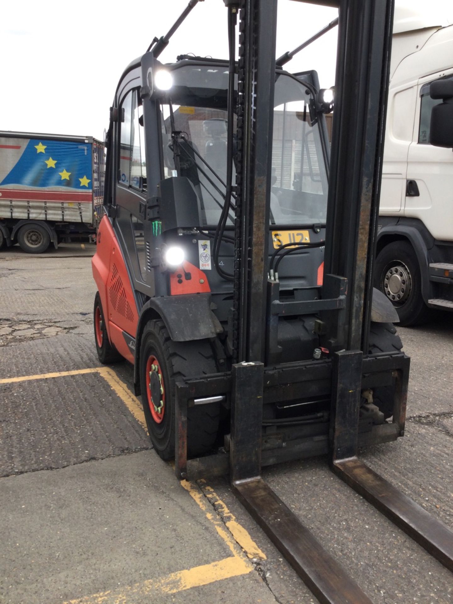 Linde H50D-02/600 Counterbalance Diesel Fuelled Fork Lift Truck With Two Stage Mast And Sideshift, 1
