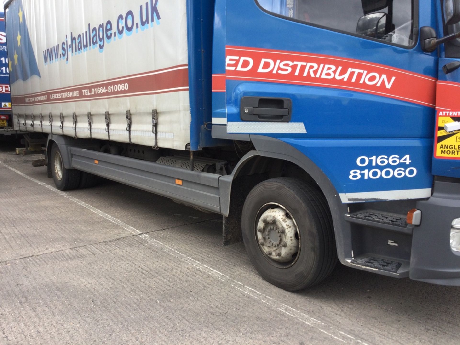 Mercedes ATEGO 4x2 Curtainsider Rigid Truck With Dhollandia 15ookg Tail Lift, Mot Until 30/09/24 57 - Image 3 of 4