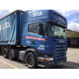 SCANIA 6x2 Mid Lift Tractor Unit With Sleeper Cab Mot Expired 779353kms, Registration number FJ