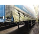 SDC Tri-Axle Curtainside Trailer Mot Expired , serial number C237293 , year 2006. Note - No BP on