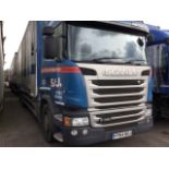 Scania G320-SRS D-CLASS (SERIES-1) 6x2 Curtainside Rear Axle Lift Rigid Sleeper, Fork Truck Mounts,