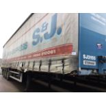 SDC Tri-Axle Curtainside Trailer Mot Expired , serial number C228103 , year 2006. Note - No BP on