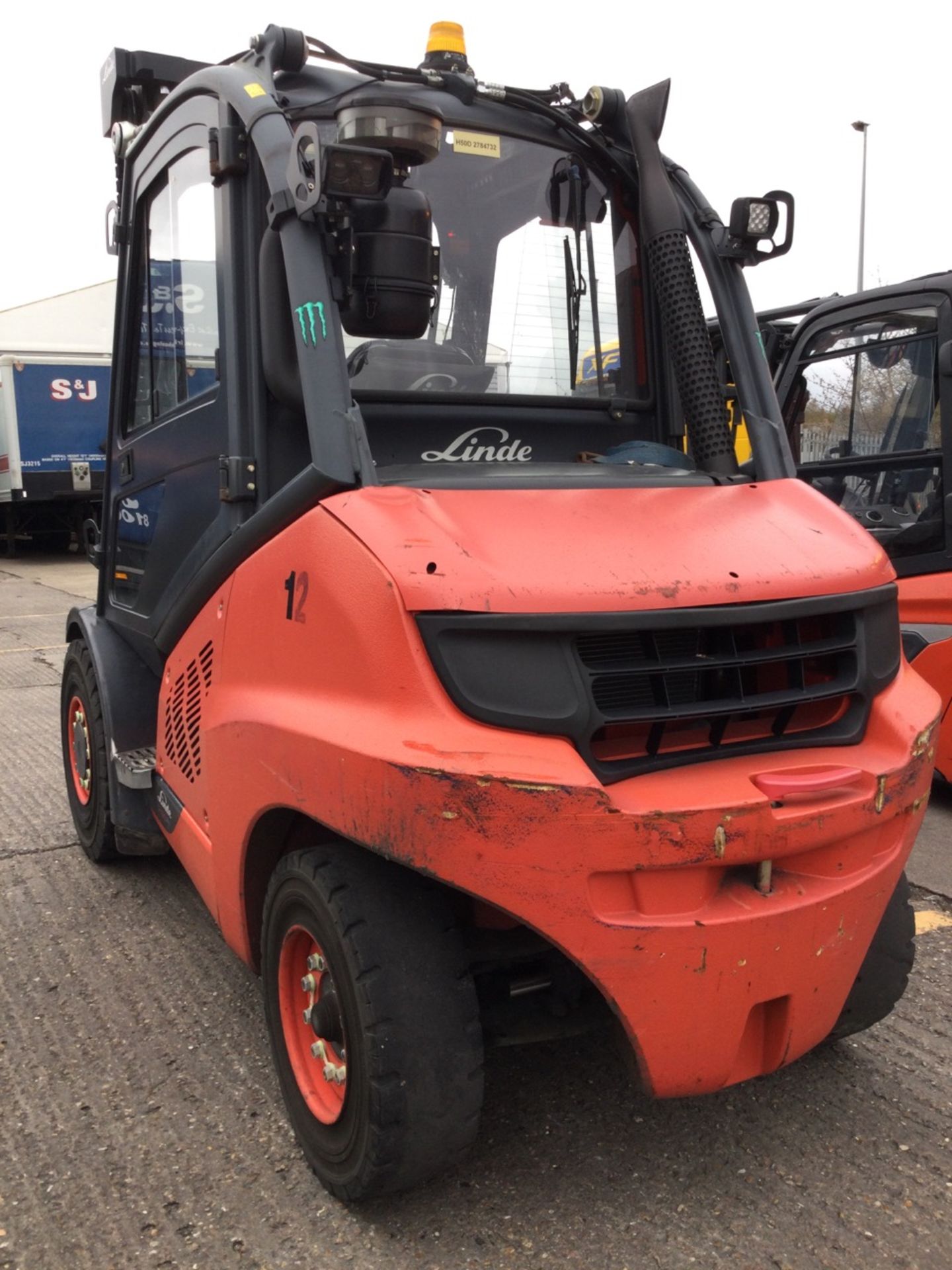 Linde H50D-02/600 Counterbalance Diesel Fuelled Fork Lift Truck With Two Stage Mast And Sideshift, 1 - Image 2 of 3