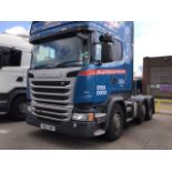 SCANIA R-SRS L-CLASS 6x2 Tractor Unit With Mid Lift Axle, Sleeper Cab, 887032kms, Mot Until 30/09/24
